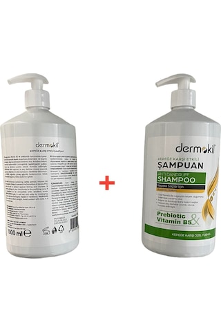 Dermokil Prebiotic & Vitamin B5 Kepeğe Karşı Etkili Şampuan 2 x 1 L