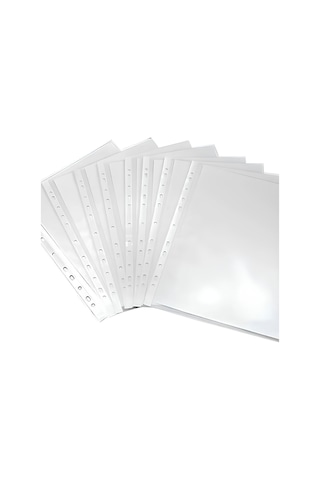 N'pratik Şeffaf Poşet Dosya - 2 Paket 200 Adet Dayanıklı Ve Kullanışlı