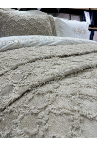 Çapaev Harem Yatak Örtüsü-bej Bej