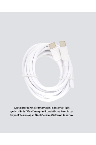 30w Hızlı Şarj Destekli 5.0a Type-c Kablo Veri Aktarım Özellikli 50726521