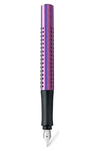 Faber Castell Grip Dolmakalem M Uç Mor Işıltılı Çok Renkli