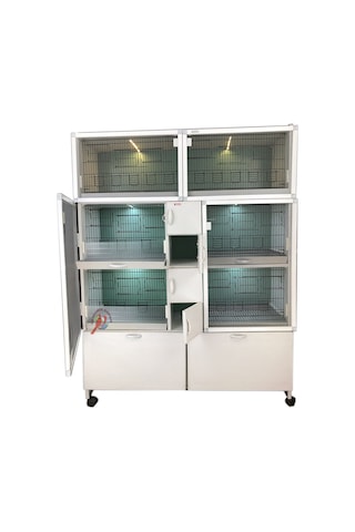 İstanbul Kafes Model 6Dys Pvc Kuş Dolabı