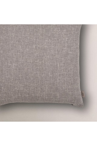 Aspen Dokulu Modern Tasarım Kırlent Kılıfı Gri