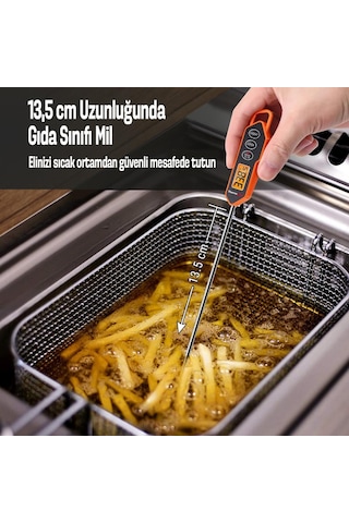 ThermoPro TP01H Işıklı Daldırma/Saplama Gıda Pişirme Termometresi - T07595