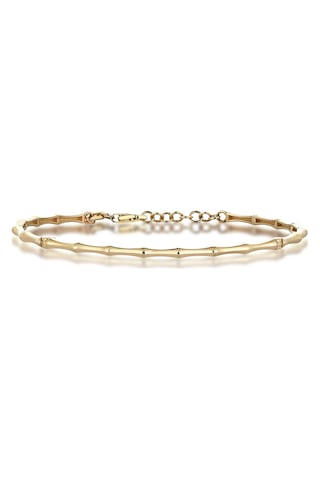 Reis Bone Bangle Sarı Altın