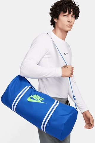 Nike Heritage Duff 30 Lt Unisex 53,5cm X 25,5cm X 25,5cm Günlük Stil Çanta Mavi Mavi̇