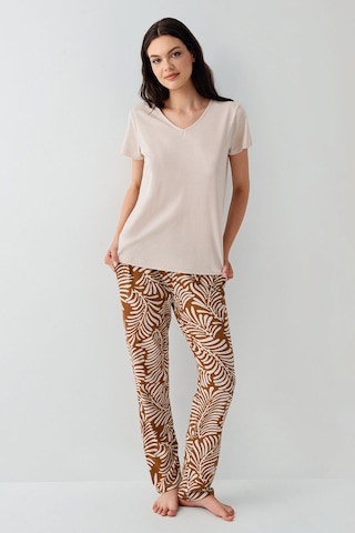 Arnetta Kadın Krem Pijama Takım Ar3605-s-v1 Krem