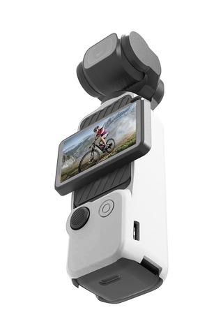 Djı Osmo Pocket 3 Puluz 3'ü 1 Arada Silikon Kapak Kılıf Seti Beyaz İçin Beyaz