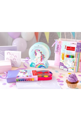 Unicorn Grip Jumbo Boya Kalemi 8+2 Renk, Ergonomik Gövde, Canlı Ve Parlak Renkler,dayanıklı Kalın Uç Çok Renkli