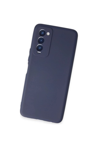 Uray Store Tecno Camon 18 Kılıf First Silikon - Lacivert