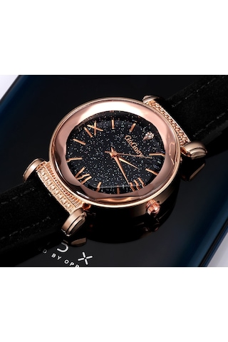Gogoey Kadın Kol Saati Rose Gold Lüks Moda Şık Bayan Kol Saati