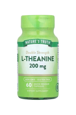 Nature's Truth L-theanine Brain & Cognitive Amino Acid 200 Mg 60 Quick Release Capsules