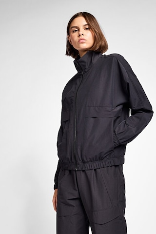 Lescon Kadın Antrenman Fermuarlı Kapşonlu Sweatshirt 25b-2060 Siyah
