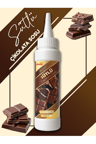 Sütlü Çikolata Sos - Waffle& Krep& Pankek&tatlı&dondurma& Kru...