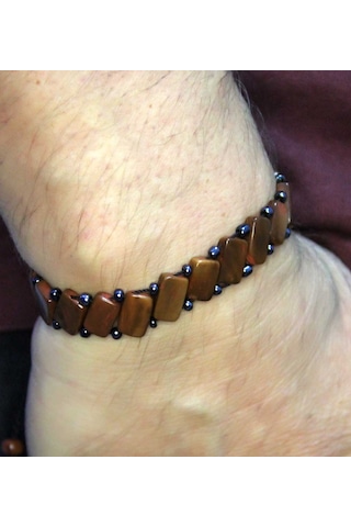 Doğal Kuka Ağacı Erkek Asansörlü Ayarlanabilir Bileklik Eub117 Kahverengi