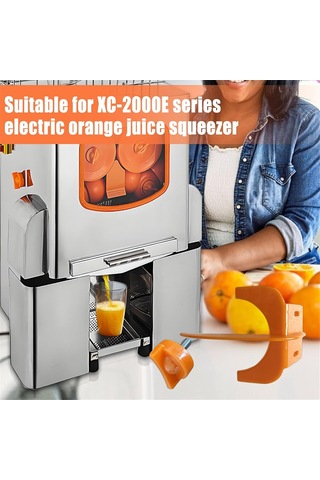 Xurunkeji Elektrikli Portakal Sıkma Makinesi Parçası Xc-2000e Portakal Sıkma Makinesi Portakal Suyu Sıkacağı Yedek Parçaları Vidalar Turuncu