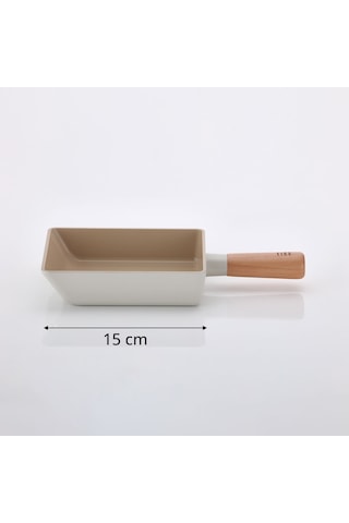NEOFLAM FİKA ALÜMİNYUM DÖKÜM OMLET TAVA BEJ 15 CM