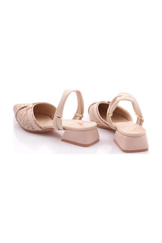 Dgn 597 Kadin Çapraz Kemerli Sandalet 597-1217-R6427 Bej