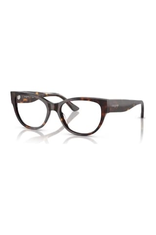 Vogue Vo5604 W656 51ekt Small Cat Eye Kadın Mavi Işık Korumalı Ekran Gözlüğü Havana