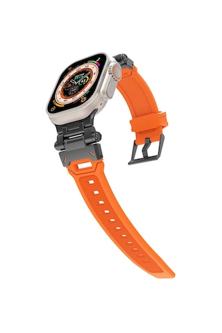 Tuva Teknoloji Watch 7 45mm Clo- Krd-108 Metal Başlıklı Silikon Kordon-siyah-starlight