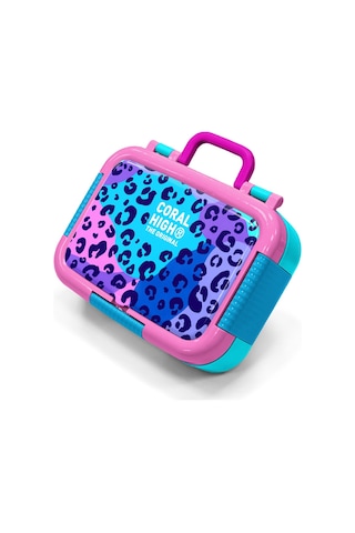 Coral High Kids Mor Leopar Desenli Paslanmaz Çelik Beslenme Kabı 39166 Mor