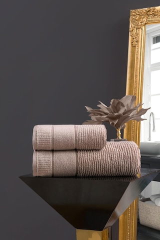 Varol Venedik Micro Cotton El Havlusu 50x90cm Bej-50x90cm Bej