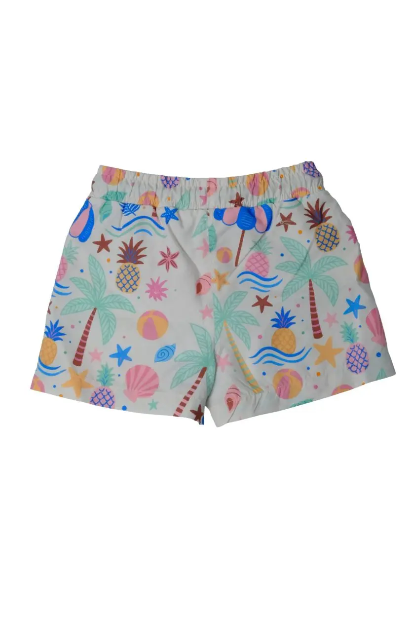 Soleda Hızlı Kuruyan Erkek Çocuk Deniz Şortu Beach Fun Çok Renkli