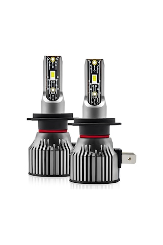 Youtek Led Far Ampulü A6 H7 120w 6500k 12000lm Ip68 Su Geçirmez Çiftli Set