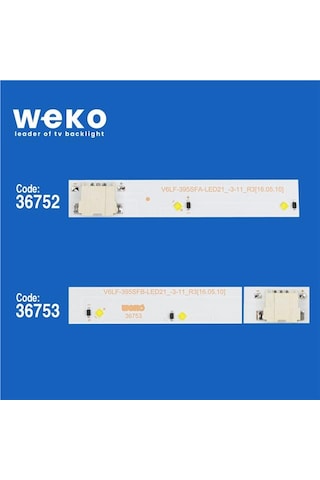 Samsung Uyumlu Ua40k5300awxmv 40'' İnç 2 Adet Tv Led Bar Tvnizin İçindeki Led Barla Aynısı Olduğunu Görmeden Almayınız. Led Bar Ürünlerinde Paket Açıldığında İade Kabul Edilmemektedir.