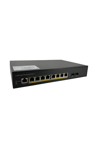 Longlıne Lng5700-8tp2s 8 Port L2 Gigabit Yönetilebilir Poe Switch (8x Poe + 2x Sfp)
