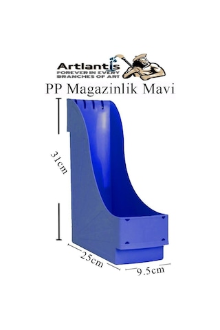Plastik Magazinlik Mavi 2 Adet Plastik Kutu Klasörü Magazinlik A4 Dosya Ve Masa Düzenleyici Sınıf Ev Ofis