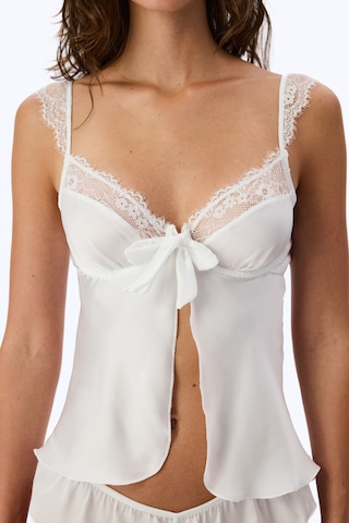 Penti Kırık Beyaz Balenli Çiçekli Bralet