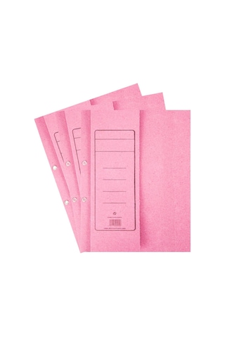 Alemdar Pembe Yarım Kapak Karton Dosya 50 Adet