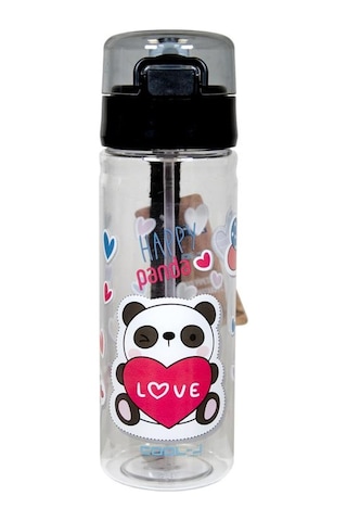 Xoxo Pipetli Siyah Plastik Matara 500 Ml K7592