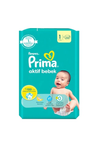 Prima Pampers Yenidoğan Bebek Bezi 1 Numara Mini Fırsat Paketi 44 Adet