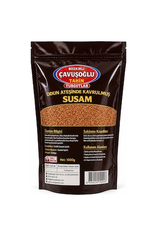 Bozkırlı Çavuşoğlu Odun Ateşinde Kavrulmuş Susam 1 KG