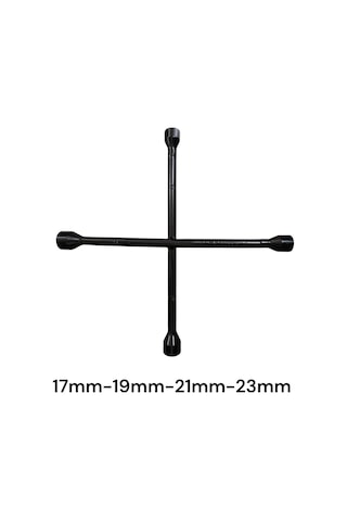Oto 4 Lü Bijon Anahtarı Seti 17-19-21-23 Mm Araç Lastik Sökme Anahtarı
