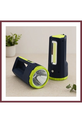 Storeşahin 2in1 30w/10w Cob Led Usb & Oto Şarjlı El Feneri Projektör Shn0720
