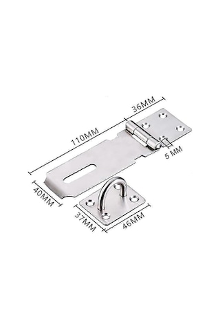 Stainless Steel Padlock Hasp, Heavy Duty Hasp And Staple, Door Ha