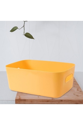 Pazly Suntek Şifonyer Sepeti Sarı Rafları Masaüstü Dolap Depolama Gk Sarı