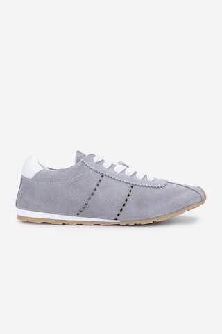 Valmenti Kadın Hakiki Deri Gri Sneakers & Spor Ayakkabı 1119 0138 Bn Ayk Y25 Grı Suet Gri