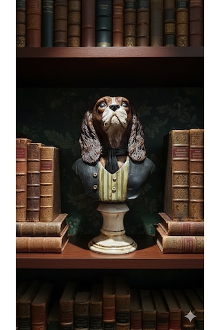 Dekoratif Veteriner Temalı Hediye Biblo Dekoratif Köpek Biblo Karışık