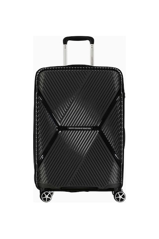 Benetton Orta Boy %100 Polipropilen Valiz Siyah Bnt3000