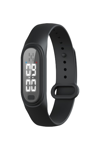 Mufunye Q2 Ultrasonik Dış Mekan Kovucu Bileklik - 3 Seviye Ayar, Saat Gösterimi, Hamile Ve Bebek Uygun, Su Geçirmez, Siyah