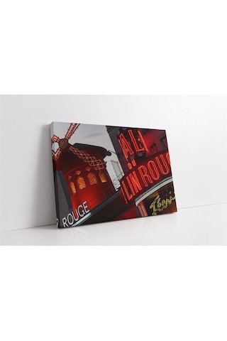 Fransa Moulin Rouge Kanvas Tablo-153936