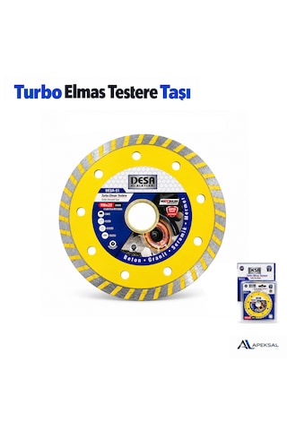 10 Adet Turbo Elmas Testere Taşı 115 Mm Beton Granit Seramik Mermer Taş Kesme Diski