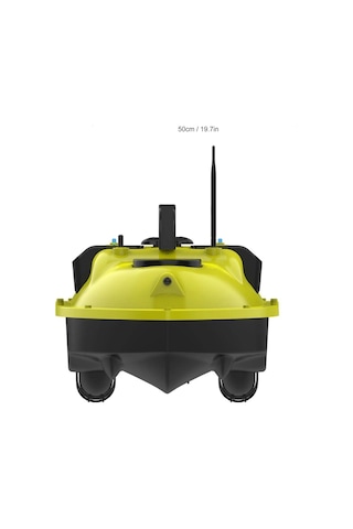 Sazan Yemleme( Tekne Ve Botu )gps Model Oto Pilot Sabıt Hız 16 Nokta Konumlu Eve Dönüş Siyah