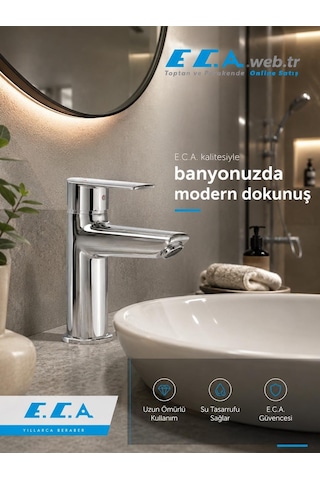 Eca Lıa Plus Lavabo Batarya 102188886 Krom
