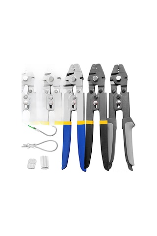 Kosona Deniz Balıkçılığı İçin 8-şekilli Alüminyum Klemeli Teli Kesme Ve Presleme Pensi - Fsh-y10a Pvc Kolluk