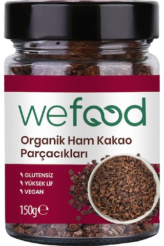 Wefood Organik Ham Kakao Parçacıkları 150 G(kakao Nibs)